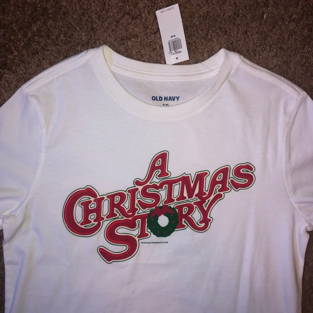 Old Navy A Christmas Story Shirt, Size M (8), New With Tags